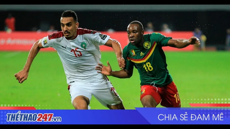 Trận đấu bóng đá giữa Cameroon và Ma - "Cameroon" vs "Ma
