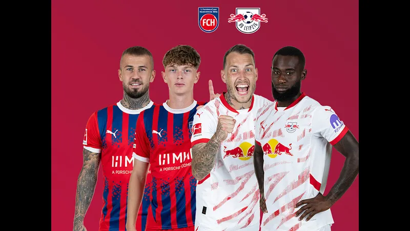Cầu thủ Heidenheim và RB Leipzig tranh chấp bóng trên sân - Phong độ gần
