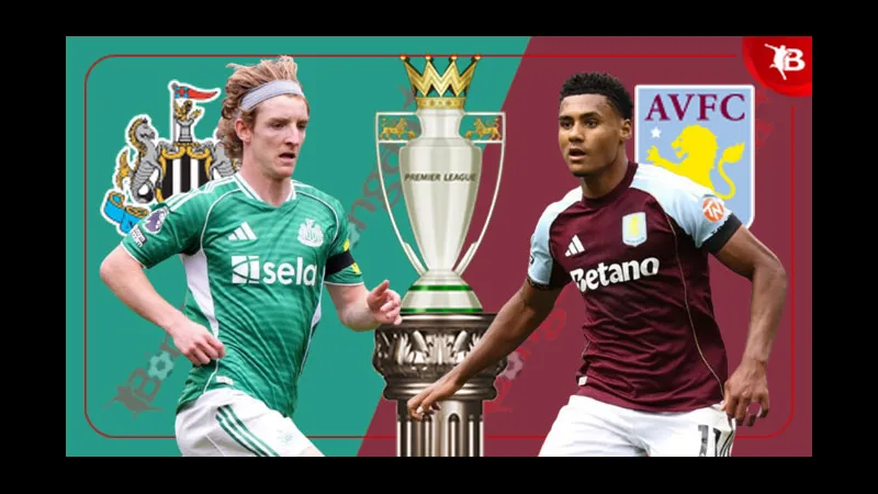 Cầu thủ Newcastle và Aston Villa tranh chấp bóng trên sân - Phong độ gần